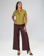 Short Sleeve Linen Shirt - Image 2