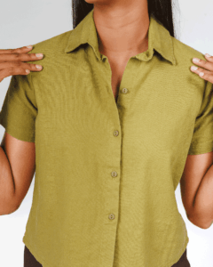 Short Sleeve Linen Shirt - Image 4