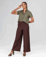 Short Sleeve Linen Shirt - Image 5