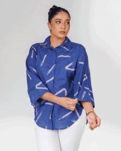 Back Pleated Relax Shirt - Image 10