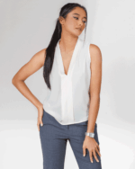 V-Neck Sleeveless Top