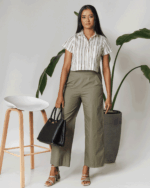 High-Low Crop Shirt
