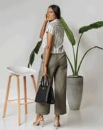 High-Low Crop Shirt - Image 5