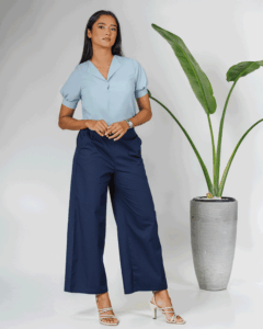 High-Low Crop Shirt - Image 4