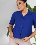 Cuban Collar Relax Linen Top