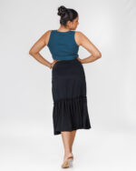 Front Slit Ruffle Skirt - Image 4
