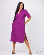 Side Open Long Dress