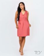 Waist Belted Shift Dress