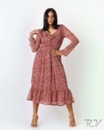 Long Sleeve Long Dress - Image 3