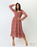 Long Sleeve Long Dress