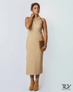 Racer Back Rib Dress