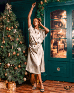 Short Sleeve Long Dress - Image 4