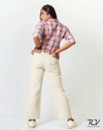 Plaid Top With Double Pocket - Image 5