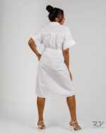 Short Sleeve With Collar Dress - Image 2