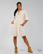 Embroidered Short Dress