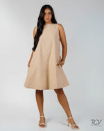 Sleeveless A-Line Dress