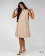 Sleeveless A-Line Dress - Image 2