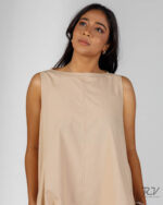 Sleeveless A-Line Dress - Image 3