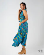 Sleeveless Printed Long Dress - Image 2