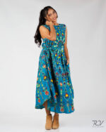 Sleeveless Printed Long Dress - Image 3