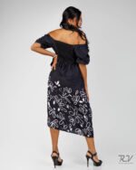 Short Sleeve Long Floral Dress - Image 2