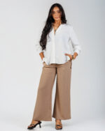 LONG SLEVEE  LINEN SHIRT