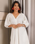 FRONT OPEN SLEEVE FROCK
