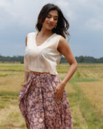 GATHERD FUL PTD SKIRT - Image 2