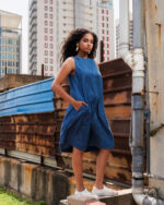 Sleeveless A-Line Dress