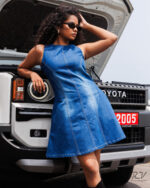 Seam Detail Sleeveless Short Dress