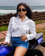Denim Short with Pockets - Image 2