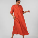 Front Placket Detail Dress