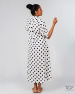 Polka Dot Long Sleeve Dress - Image 3