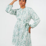 Front Neck Detail Dress