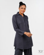 Long Sleeve Top with Back Yoke